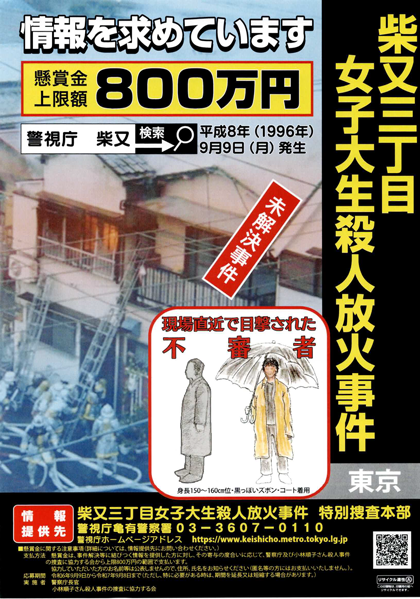 柴又三丁目女子大生殺人 放火事件ポスター